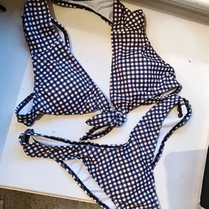 Checkered Bikini Set
